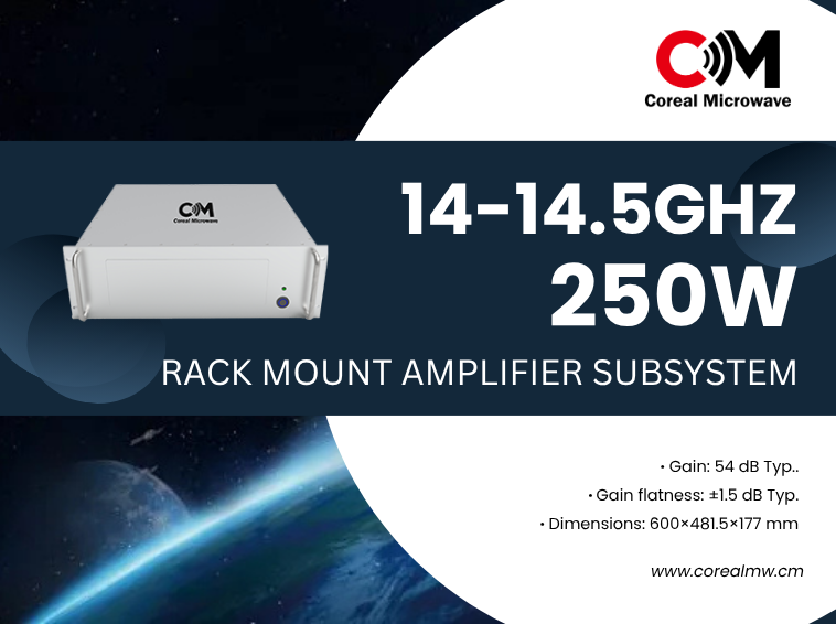 Coreal Launches 14–14.5 GHz 250W Rack-Mount Power Amplifier—Proven Solution with a Lead Time of Just 4–6 Weeks
