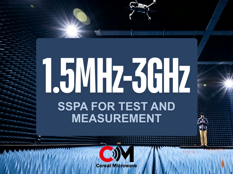 Which power amplifier modules are suitable for the field of test and measurement?