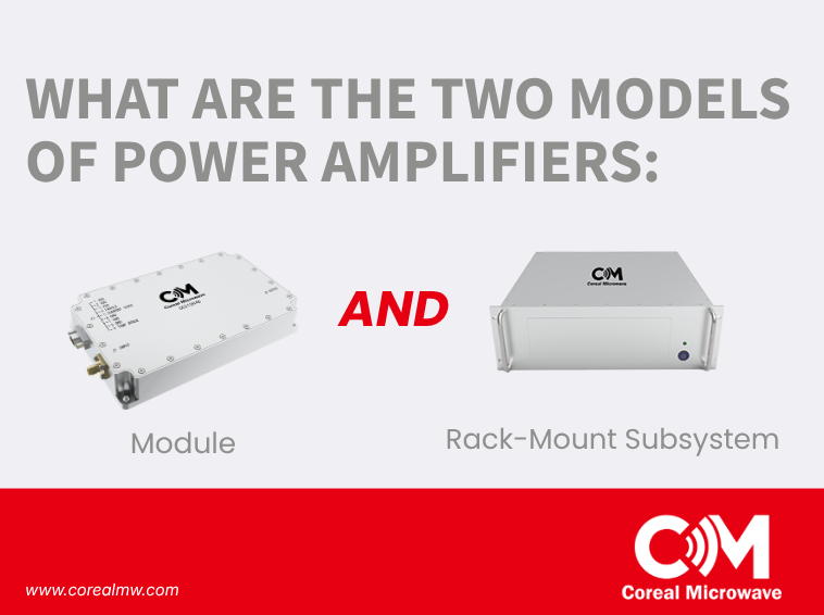 What are the Two Models of Power Amplifiers: Module and Rack-Mount Subsystem?